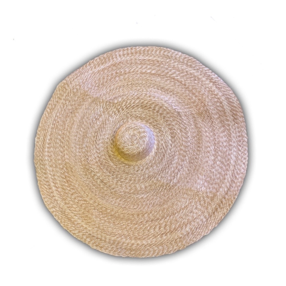 NWT Really Large Straw Sun Hat 40 Inch Brim